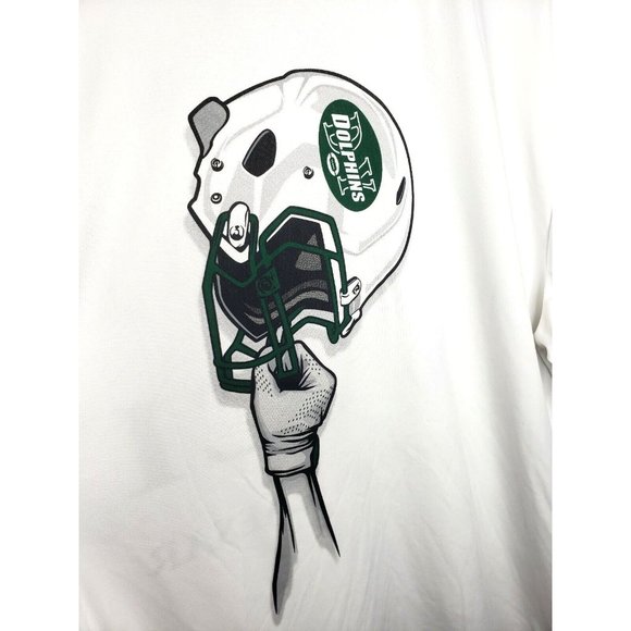 Veni Vidi Vici Dolphins Julius Caesar 2XL Sports Tek Shirt White - Picture 2 of 6